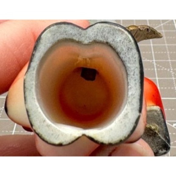 Kurts Adler Inc N Y MCM Orange Angel with Lantern Resin Ornament - Picture 4 of 4